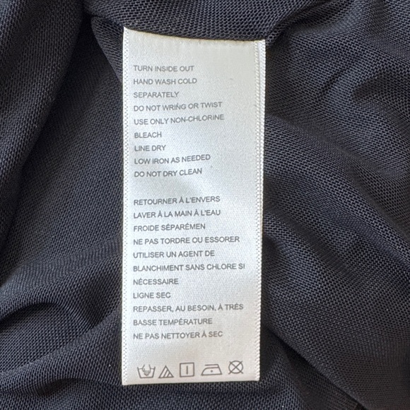 New Free People All Yours Mini Dress in black with lace details - Picture 8 of 8